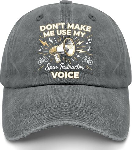 Dont Make Me Use My Spins Instructor Voice Hats for Mens Fashion Washed in Kuwait