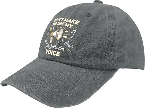 Dont Make Me Use My Spins Instructor Voice Hats for Mens Fashion Washed in Kuwait