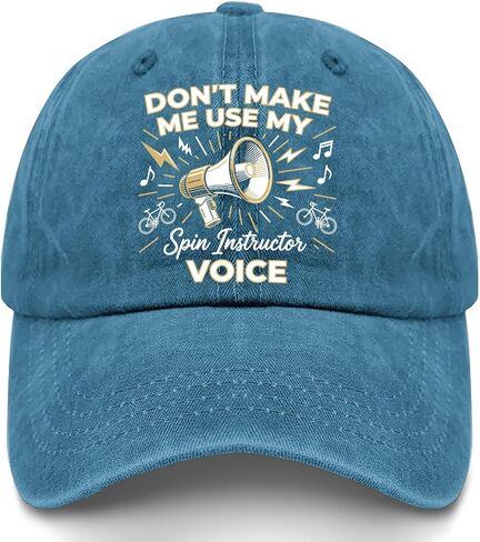 Dont Make Me Use My Spins Instructor Voice Hats for Mens Fashion Washed in Kuwait