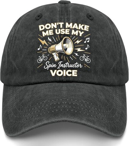 Dont Make Me Use My Spins Instructor Voice Hats for Mens Fashion Washed in Kuwait