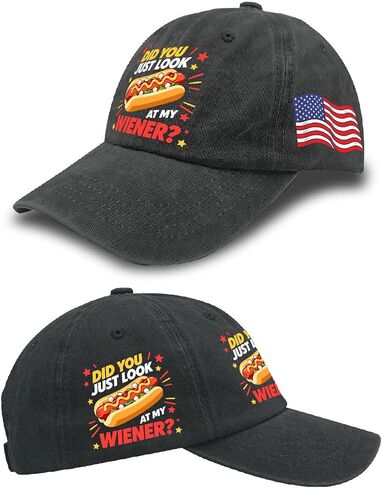 Made in USA Did You Just Look-At My Wiener Golf Hat Garde Caps for Dad in Kuwait