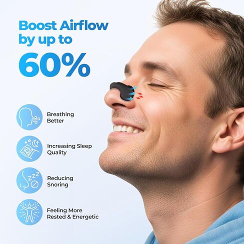 Nasal Strips for Snoring, Extra Strength Nose Strips for Congestion Improve Breathing Sleeping Quality, Snoring Solution for Running, Anti Snore Devices for Men Women All Night Comfort, 30 Counts in Kuwait