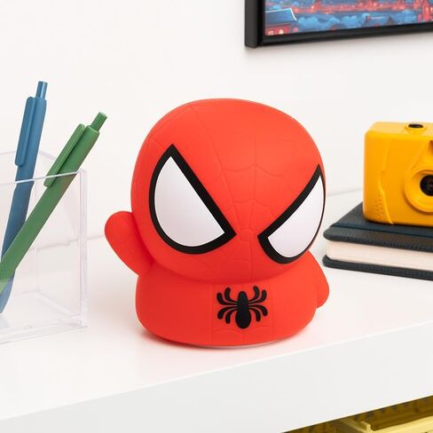 Paladone Spiderman Squishy Lamp - Officially Licensed Disney Free Standing Desk Light, Gaming Room Decor and Merchandise for Boys and Girls, Nightlight Gift Accessory for Playroom and Bedroom in Kuwait