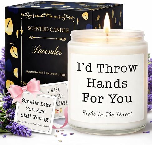 Gifts for Women, Birthday Gifts for Women, Unique Friendship Gift for Womens, Best Friend, Her, Sister, Bestie, Girlfriend, Mom, Funny Scented Candle with Replaceable Stickers in Saudi Arabia