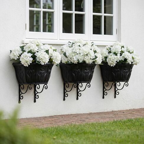 Daynight 4 Pcs Hydrangea Artificial Flowers Outdoor Silk Bouquets, UV Resistant Faux Hydrangeas Flowers for Table Vase Centerpieces Outside Party Wedding Baby Shower Home Outdoor Decor (4, White) in Kuwait