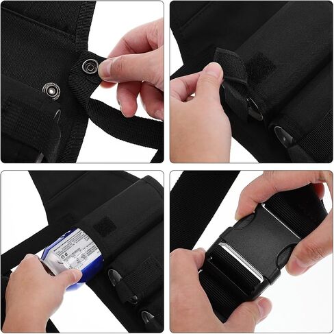 Running Vest Beer Vest Beer Storage Belt 12 Pockets Pouch Belt Holder Drinking Holder for Men in Kuwait