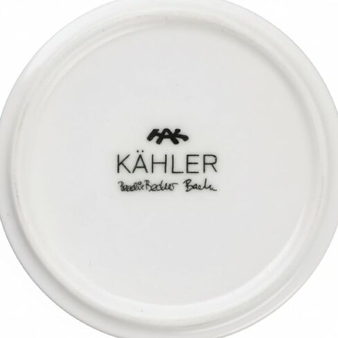 Kahler Nobili Tealight Holder | Snow White Bone China | 10 Inch in Saudi Arabia