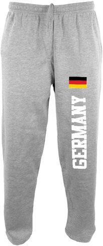 مهرجان أكتوبر ألمانيا العلم كأس العالم الرجال Sweatpants هيذر LG رمادي in Kuwait