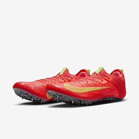 حذاء Zoom Superfly Elite 2 بلون Bright Crimson & Lime Blast من Nike in Kuwait