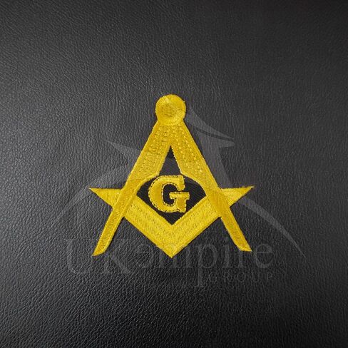 Premium Masonic Apron Hard Briefcase, Square Compass G Emblem (Grand) – Freemason Bags & Cases in Kuwait