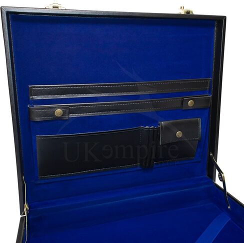 Premium Masonic Apron Hard Briefcase, Square Compass G Emblem (Grand) – Freemason Bags & Cases in Kuwait