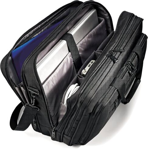Samsonite Classic Multi Gusset Toploader Briefcase, Black, Triple Gusset 15.6-Inch in Kuwait