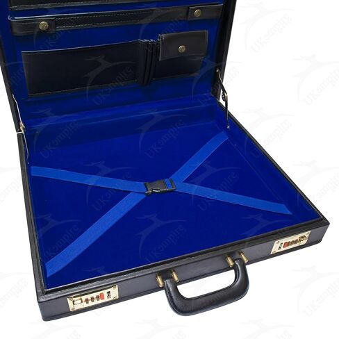 Premium Masonic Apron Provincial Briefcase Past Master Silver Emblem – Freemason Regalia Hard Case & Leather Bags in Kuwait