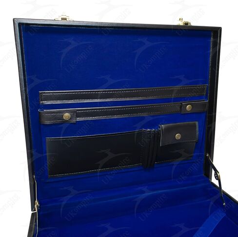 Premium Masonic Apron Provincial Briefcase Past Master Silver Emblem – Freemason Regalia Hard Case & Leather Bags in Kuwait