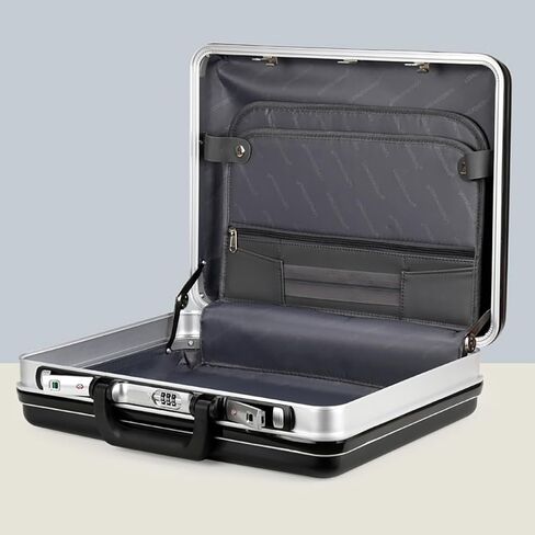 Baxi&barna ABS&PC Business Briefcase, Security Lockbox for Important Documents, New Aluminum Frame Money Box in Kuwait