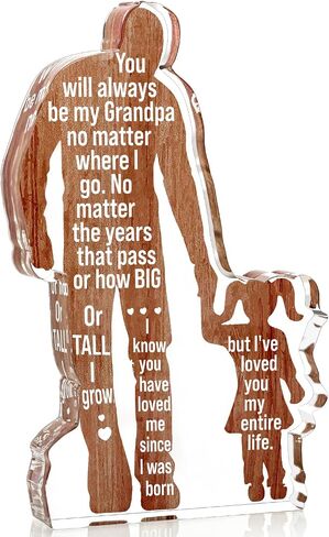 Grandpa Gifts from Granddaughter Grandpa Birthday Fathers Day Idea Gifts Best Grandpa Ever Gifts to My Great Grandpa Christmas Father's Day Grandparents Gifts Granddad Papa Plaque Sign in Saudi Arabia
