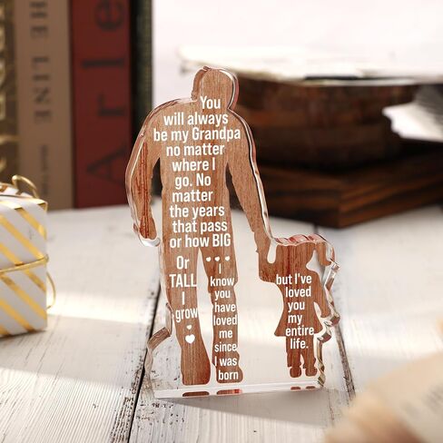Grandpa Gifts from Granddaughter Grandpa Birthday Fathers Day Idea Gifts Best Grandpa Ever Gifts to My Great Grandpa Christmas Father's Day Grandparents Gifts Granddad Papa Plaque Sign in Saudi Arabia