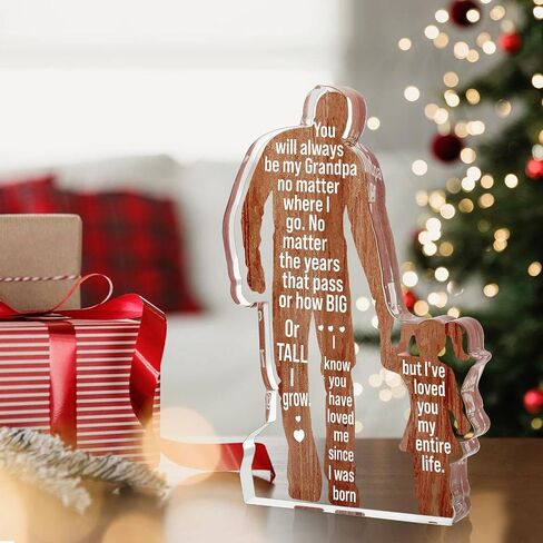 Grandpa Gifts from Granddaughter Grandpa Birthday Fathers Day Idea Gifts Best Grandpa Ever Gifts to My Great Grandpa Christmas Father's Day Grandparents Gifts Granddad Papa Plaque Sign in Saudi Arabia