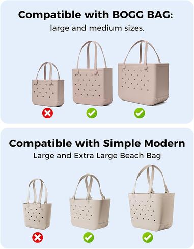 KMOUANTS Beach Bag Tray Holder Compatibility with Bogg Bag and Simple Modern Large BeachBag Beach Bags for Beach Bag Accessories (Color:White) in Saudi Arabia
