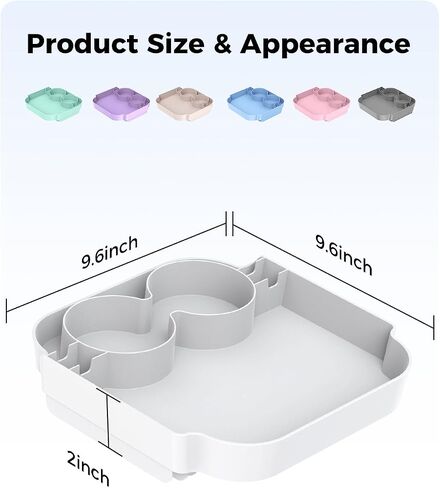 KMOUANTS Beach Bag Tray Holder Compatibility with Bogg Bag and Simple Modern Large BeachBag Beach Bags for Beach Bag Accessories (Color:White) in Saudi Arabia