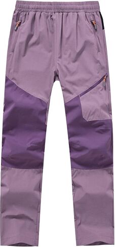 Boys Cargo Hiking Pants Joggers Pants Youth for Kids Quick Dry Lightweight Outdoor Sports with Zipper Pockets in Saudi Arabia
