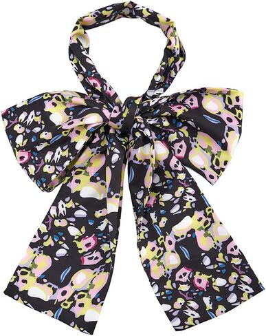 Mad Cosplay Hatter Bow Tie Adult Alice Printed Scarf Bowties Halloween Party Costume Accessory in Saudi Arabia