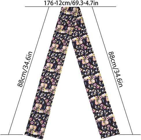 Mad Cosplay Hatter Bow Tie Adult Alice Printed Scarf Bowties Halloween Party Costume Accessory in Saudi Arabia