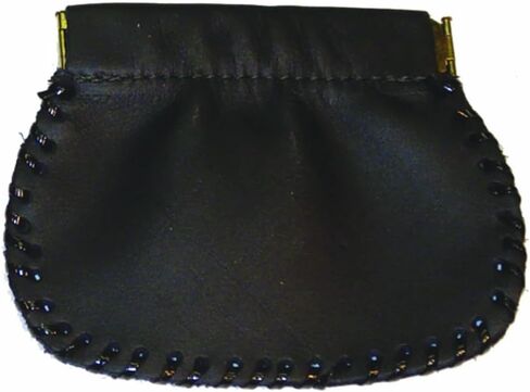 DIY Flex Top Leather Coin Purse Kit - Make Your Own Squeeze Coin Pouch with Leather, Lace & Spring Frame - Craft Kit for Scouts & Groups in Saudi Arabia