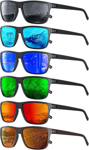 Sunglasses-Men Polarized Mens Sunglasses: Classic Women Sun Glasses UV Protection for Fishing in Saudi Arabia