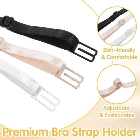 Nogeqi 15 Pcs Bra Strap Clips, Bra Clips to Make Racerback, Bra Strap Holders for Slipping,Bra Straps, Adjustable Conceal Bra Clip for Full Cup Size, Bra Converter Cleavage in Kuwait