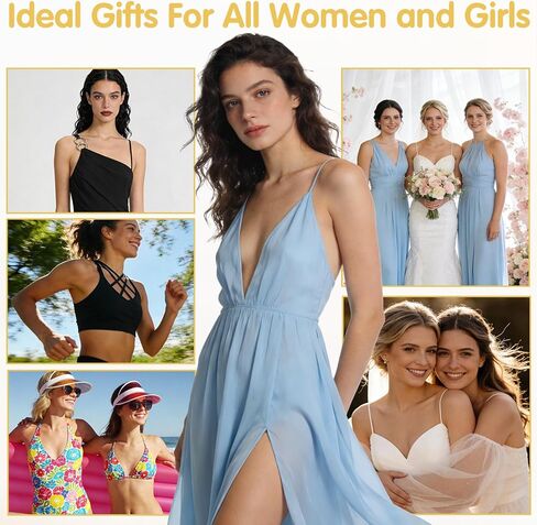 Nogeqi 15 Pcs Bra Strap Clips, Bra Clips to Make Racerback, Bra Strap Holders for Slipping,Bra Straps, Adjustable Conceal Bra Clip for Full Cup Size, Bra Converter Cleavage in Kuwait