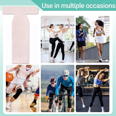 12 Pack Turf Toe Brace T-Straps, Waterproof Bunion Corrector for Women Big Toe Splints for Broken Toe Straightener, Latex-Free Adhesive Bunion Turf Tape for Foot Pain Relief in Saudi Arabia