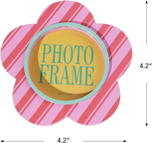 6 Pack Magnetic Photo Frames Sets Magnet Picture Fridge Frame for Refrigerator Locker Frames Locker Decor Colorful Photo Frames Sets in Saudi Arabia