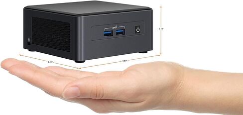 Intel NUC 12 Pro NUC12WSHi5 Dual LAN Mini Desktop Computer, 12th Gen Core i5-1240P(12C/16T, Up to 4.4G) Mini PC Barebone,No RAM&SSD in Saudi Arabia