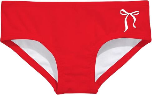 Girls Bowknot Print Swim Bikini Bottoms Fitted Stretchy Swim Briefs Cute Summer Underwear Bathing Suits for Beach in Saudi Arabia
