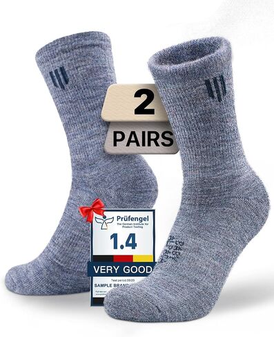 Juclise Alpaca Wool Lightweight Micro Crew Socks Moisture Wicking Anti-blister Merino Hiking Breathable Cushioned Work in Saudi Arabia