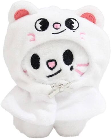 SKZ Plush Cloak Clothes 3.9-inch SK-ZOO Plush Keychain, Cloak Detachable, Soft and Cute, Suitable for Fans in Saudi Arabia