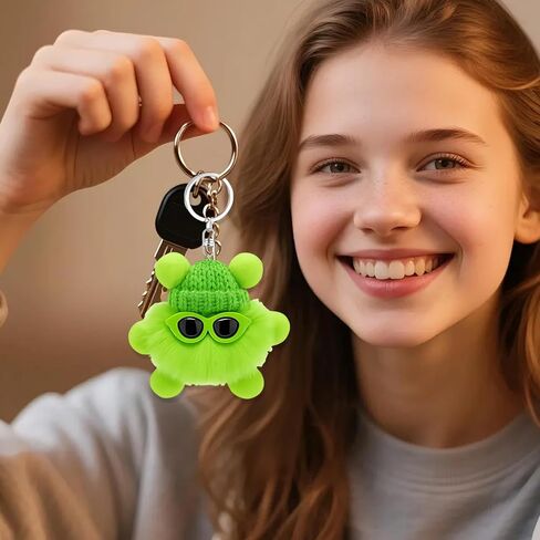 Alien Props, Soft Green Alien Props for Adults, Collectible Prop for Aliens Fans, Large 35cm Prop and Keychain Accessory for Adults, Display and Gift Options in Saudi Arabia