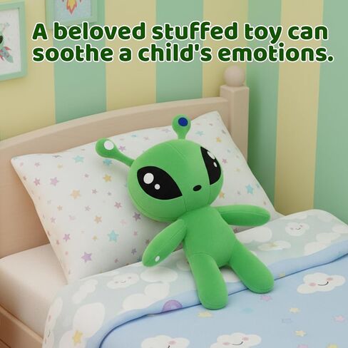 Alien Props, Soft Green Alien Props for Adults, Collectible Prop for Aliens Fans, Large 35cm Prop and Keychain Accessory for Adults, Display and Gift Options in Saudi Arabia
