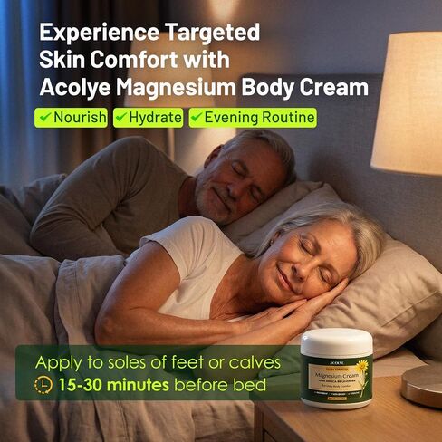 Total Relief Magnesium Cream with Arnica: Extra Strength Topical Magnesium Cream for Muscles, Joints & Legs | Magnesium Chloride with MSM, B6 - Fast Absorbing & Non-Greasy - Cruelty Free - 4 OZ in Saudi Arabia
