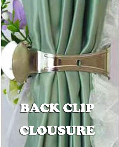 2PCS Curtain Tiebacks Hydrangea Flower - Curtain Strap Clips Holdbacks for Drapes Sheer Curtain，White：Ribbon Band in Saudi Arabia