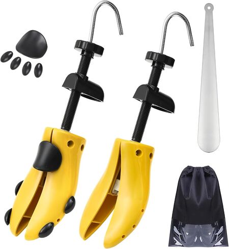 Shoe Stretcher Men Women Plastic Shoe Trees, Adjustable Length & Width, Pair of 4-Way Premium Shoe Stretcher in Saudi Arabia