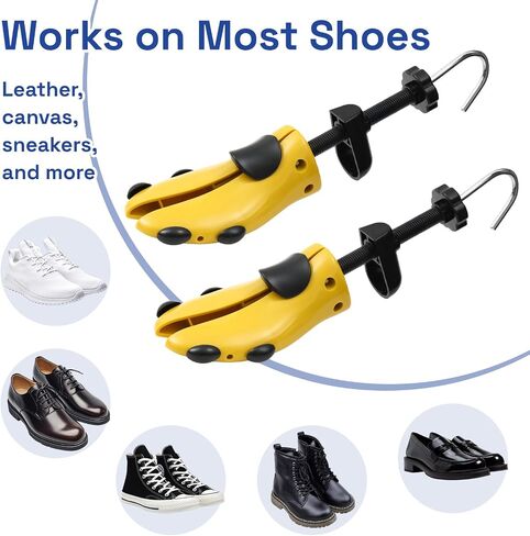 Shoe Stretcher Men Women Plastic Shoe Trees, Adjustable Length & Width, Pair of 4-Way Premium Shoe Stretcher in Saudi Arabia