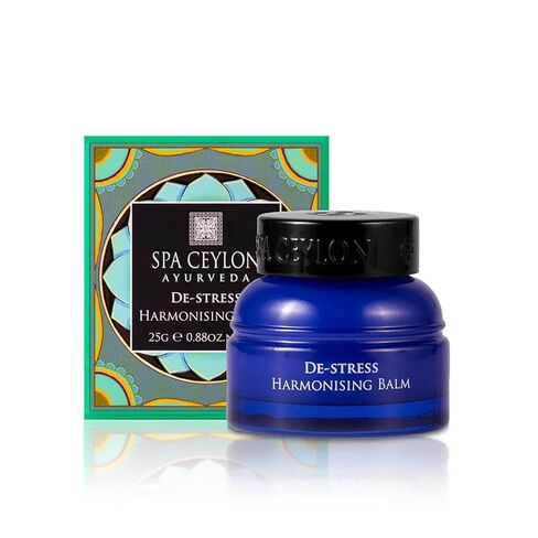 مجموعة SPA CEYLON Wellness Balm - مجموعة هدايا بلسم الأيورفيدا الطبيعي للعلاج العطري مكونة من 4 قطع - بلسم السلام والتخلص من التوتر والنوم والتركيز مع الزيوت العطرية وجوز الهند البكر - 4 × 8 جم in Kuwait