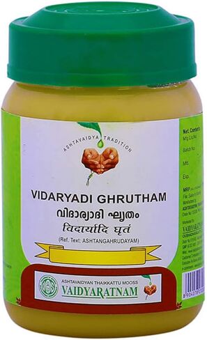Vaidyaratnam Vidaryadi Ghrutham 150 G (Pack Of 2) Ayurvedic herbal products, Ayurvedic Organic products, Vaidyaratnam Products in Saudi Arabia