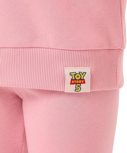 Disney Toy Story Sweatshirt, Jessie & Bullseye Girls Sweatshirt, Glitter Heart Print Kids Jumper, Pink 4 in Kuwait