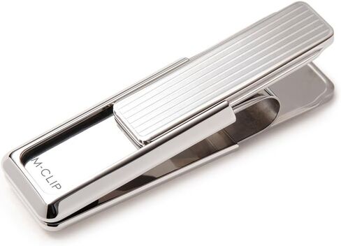 Monterey Rhodium Channeled Slide Money Clip One Size Rhodium in Saudi Arabia