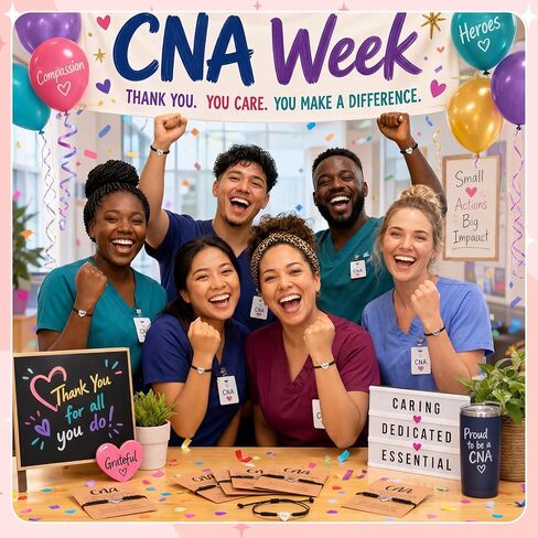 20 Pcs Cna Week Bracelets for Girls Certified Nursing School Graduation Gift Thank You Gift Nursing Assistant Bracelet for Cna Week Student Coworkers Graduation Retirement bulk in Kuwait