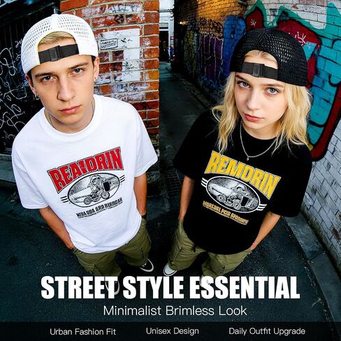 2 Pack Brimless Hats for Men Women Adjustable Breathable Summer Caps Cooling Beanie Lightweight Mesh Hip-Hop in Kuwait