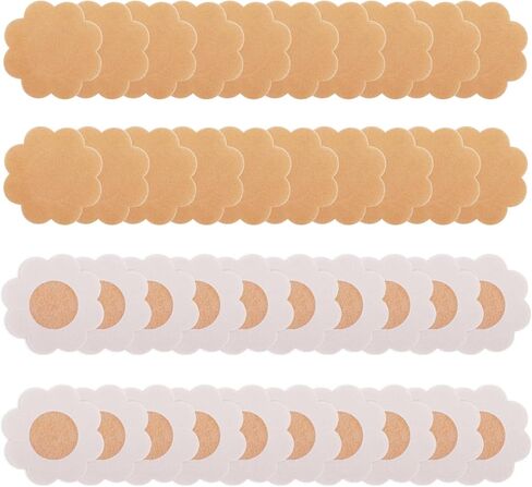 Sibba Nipple Pasties Cover Stickers Petals Shape Skin Breast Boob Lift Nipplecovers Waterproof Swim Sticky Bra Tape Lingerie in Kuwait